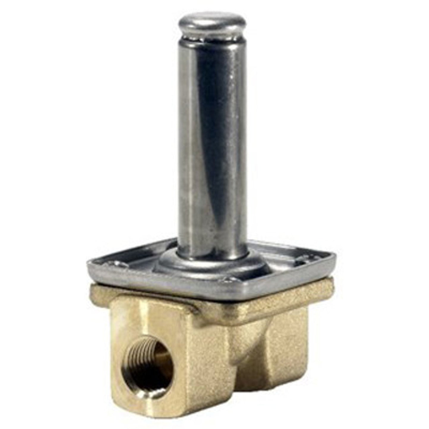 Danfoss 032U6517 No Coil EV220B Type 2-Way Normally Closed Brass Solenoid - 3/8 NPT
