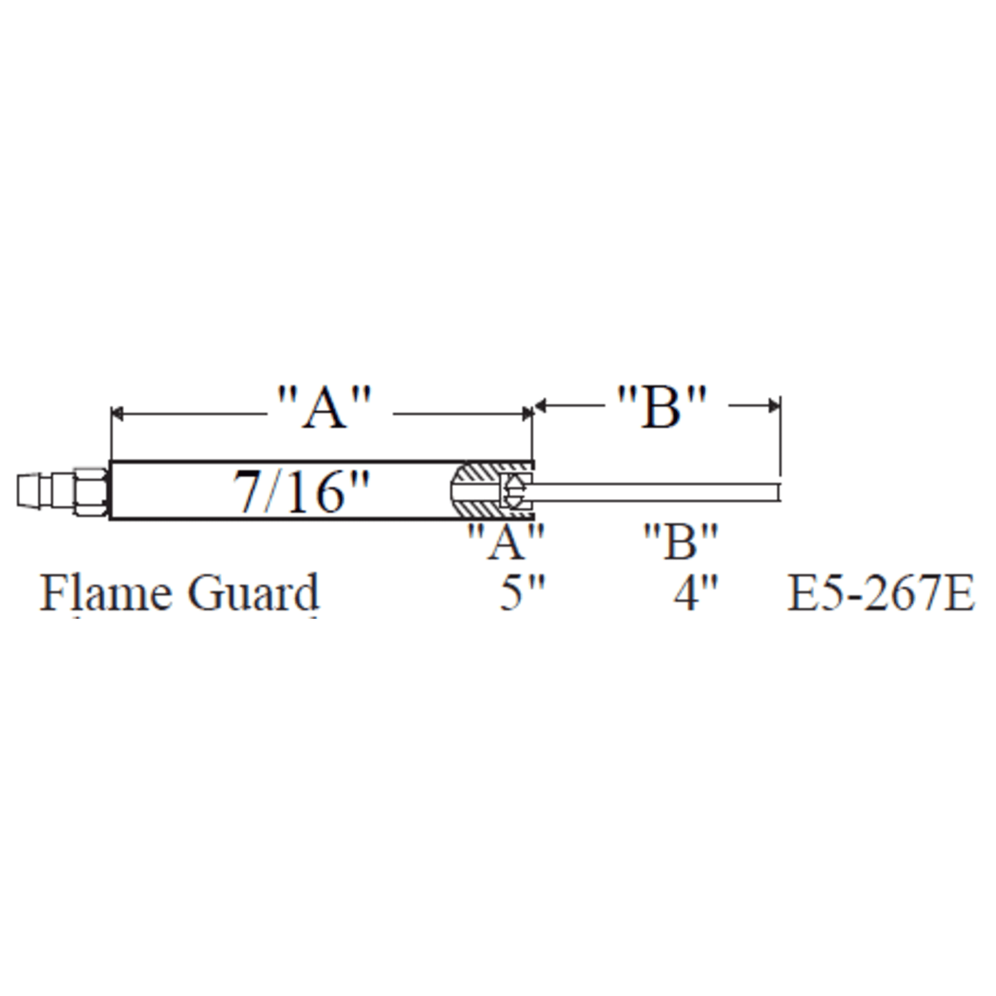 E5-267E-2PK - Westwood - 267E, Flame Guard Electrode 2pk