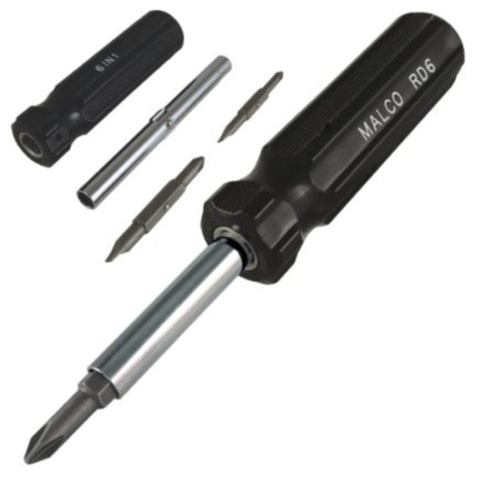 RD6 - Malco - DRIVER, 6 IN 1 REVERSIBLE (1EA)
