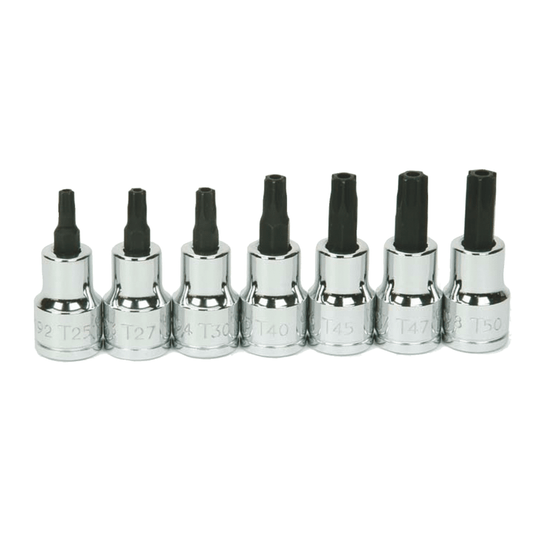 JHW31912 - Williams - 7 pc 3/8" Drive -Point Bit Tamper-Resistant Torx® Bit Socket Set