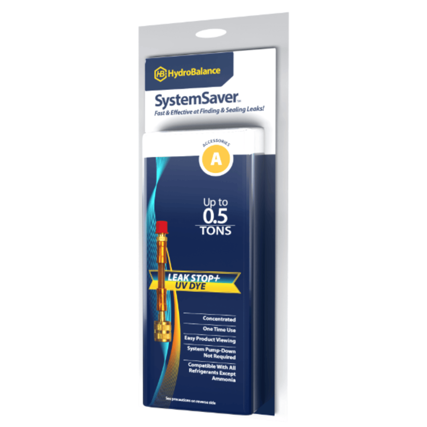 HydroBalance H-SLUVDR005, SystemSaver Sealant & Dye Up to 0.5 Ton, 6 EA/CS