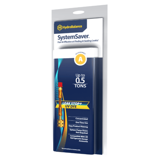 H-SLUVDR005  -  HydroBalance - SystemSaver Sealant & Dye Up to 0.5 Ton, (6PK)