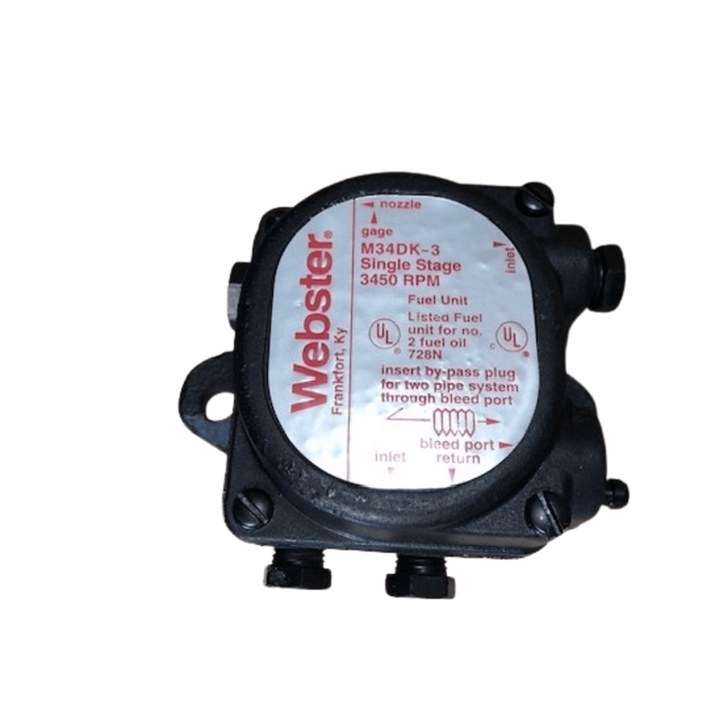 M34DK-3 - Webster - M34DK-3 Single Stage Pump