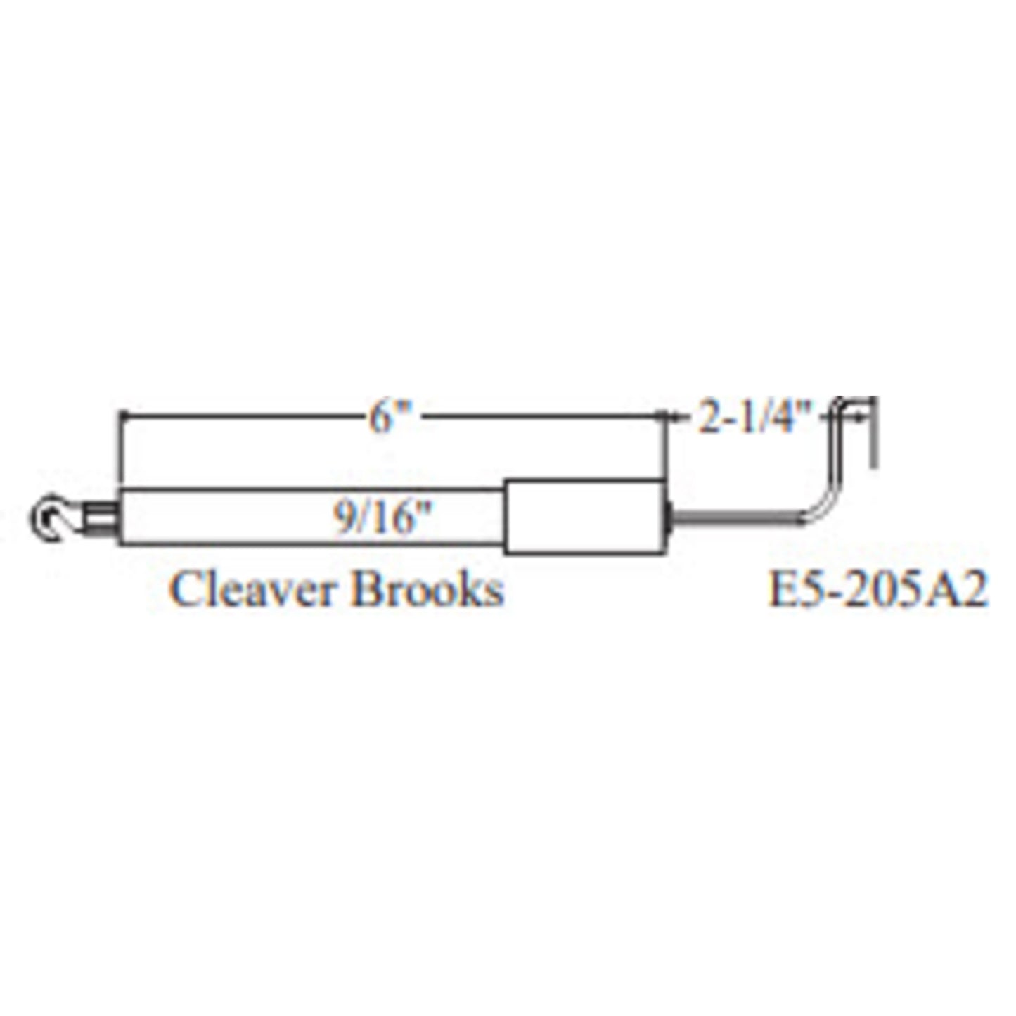 E5-205A2 - Westwood - 205A2, Cleaver Brooks Electrode 1pk