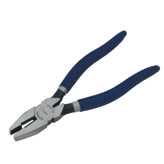 JHWPL-204C - Williams - 7" Industrial Grade Linesman's Pliers