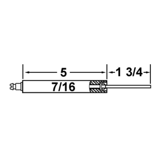 21046 - Crown - CC521 UNASSEMBLED 17018 COX ELECTRODE (1EA)