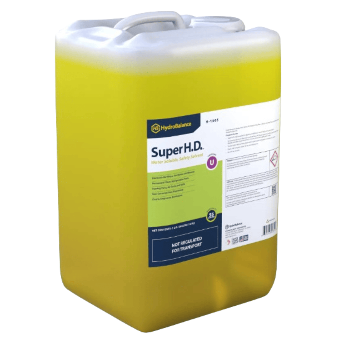 H-1505 - HydroBalance - Super H.D. Cleaner 5-Gal Plastic Pail, (1EA)