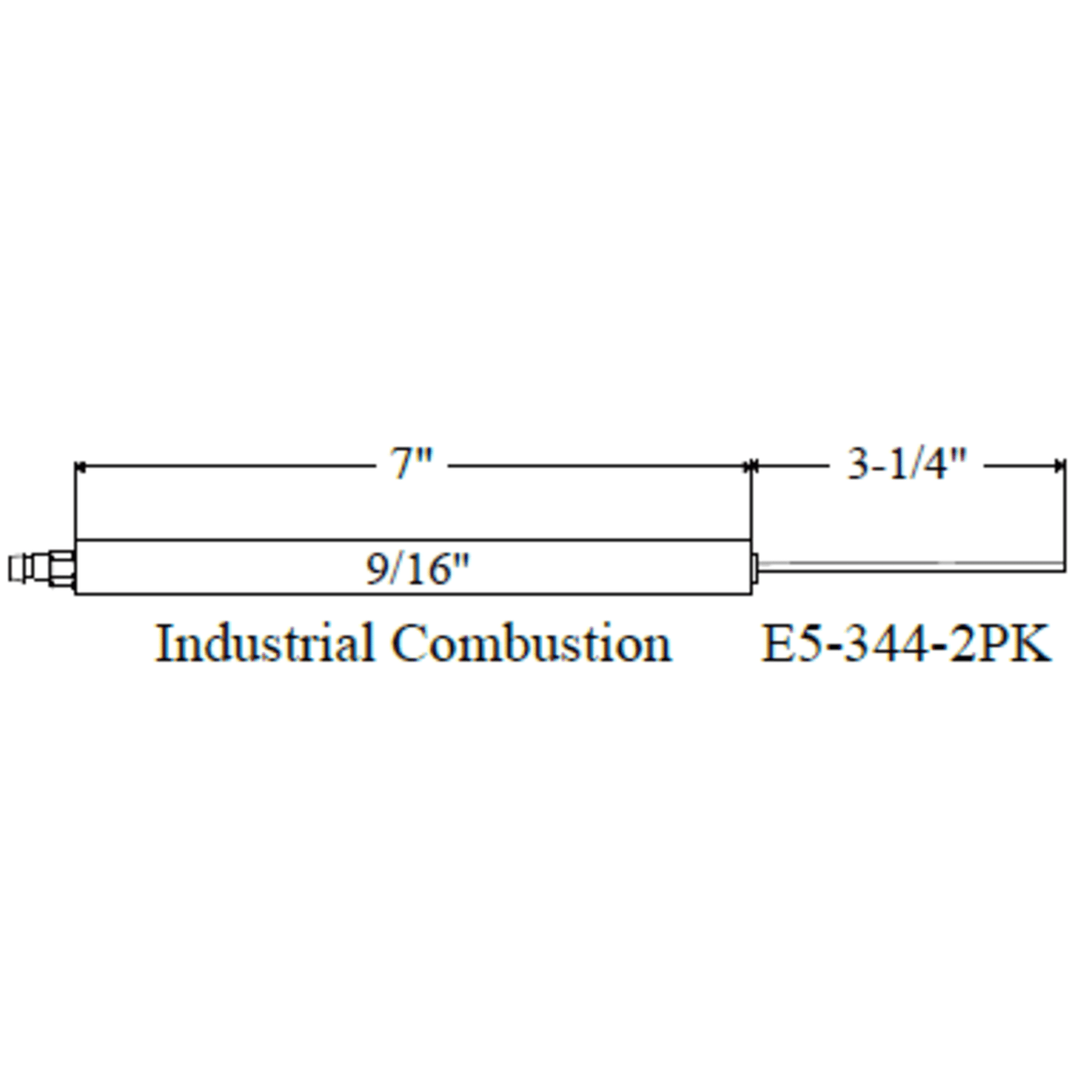 E5-344-2PK - Westwood - 344, Industrial Combustion Electrode 2pk