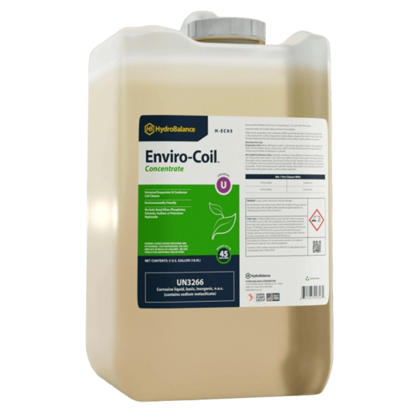 HydroBalance H-EC05, Enviro-Coil Concentrate 5-Gal Plastic Pail