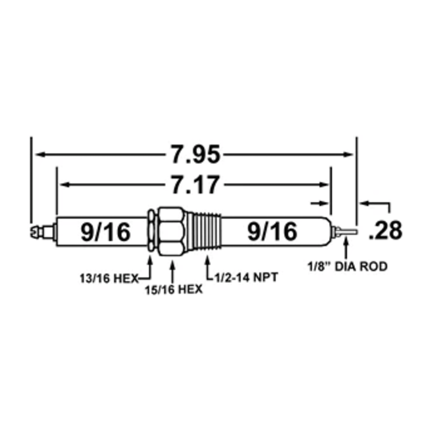 20069 - Crown - 124563 REVISED ELECTRODE 17324 AERCO (1EA)