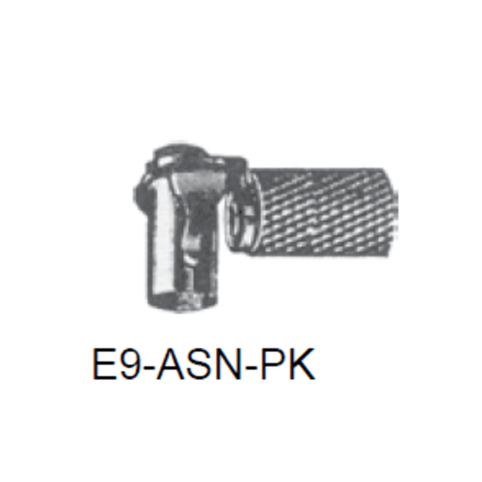 SIT213B - RAJAH LIKE Angle spring snap knurled fitting 10pk (Crown Replacement for WP-E9-ASN-PK)