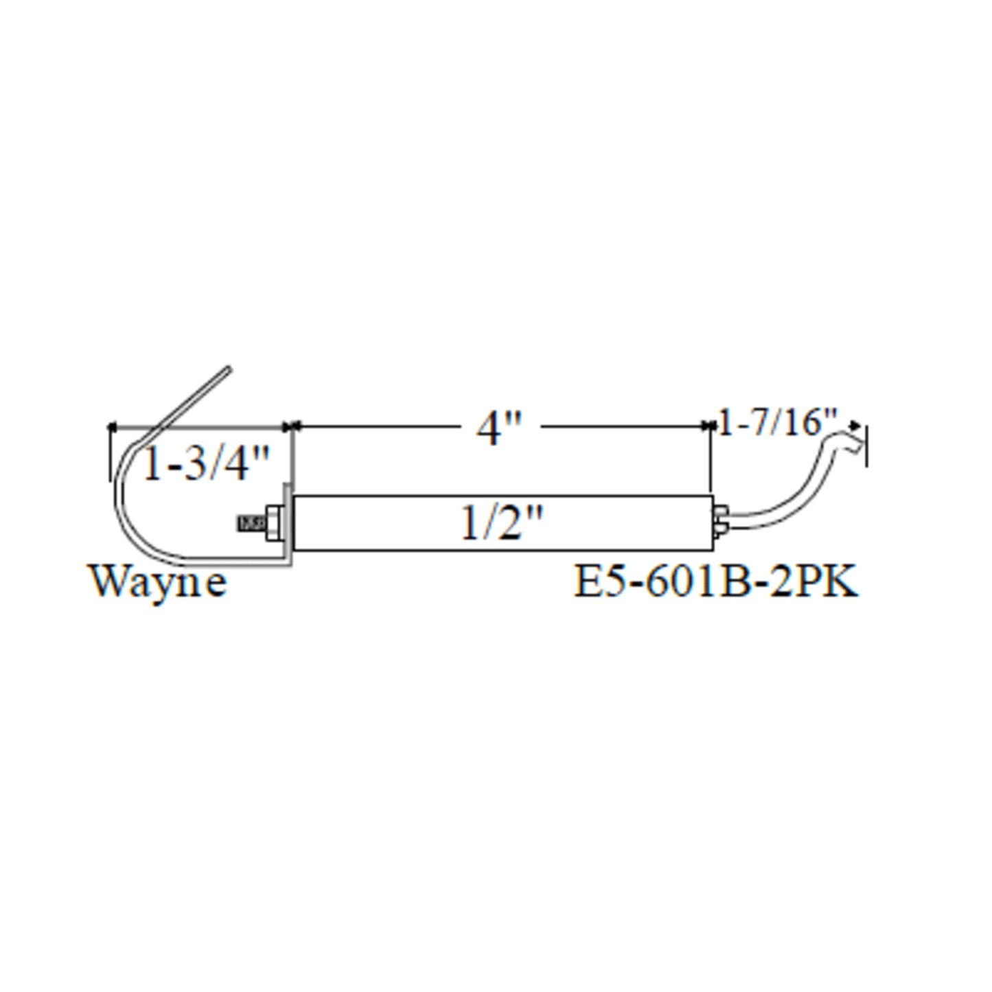 E5-601B-2PK - Westwood - 601B, Wayne Electrode 2pk