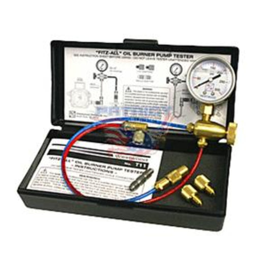 Westwood T11, FITZ-ALL oil burner pump tester, w/case