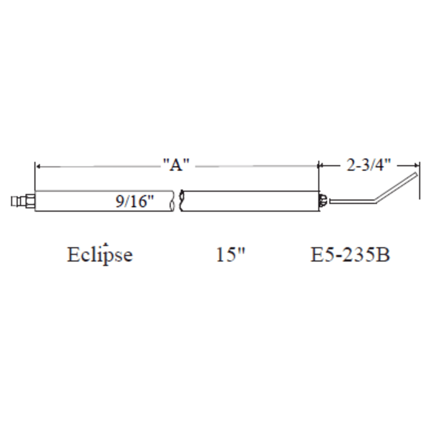 E5-235B-2PK - Westwood - 235B, Eclipse Electrode 2PK