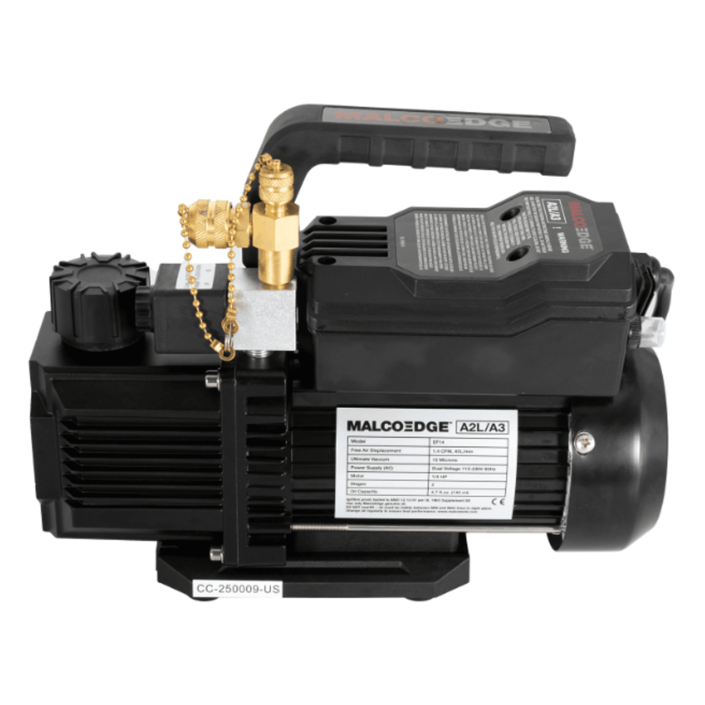 EF14 - Malco - ELITE FLOW VACUUM PUMP, 1.4 CFM, A2L/A3