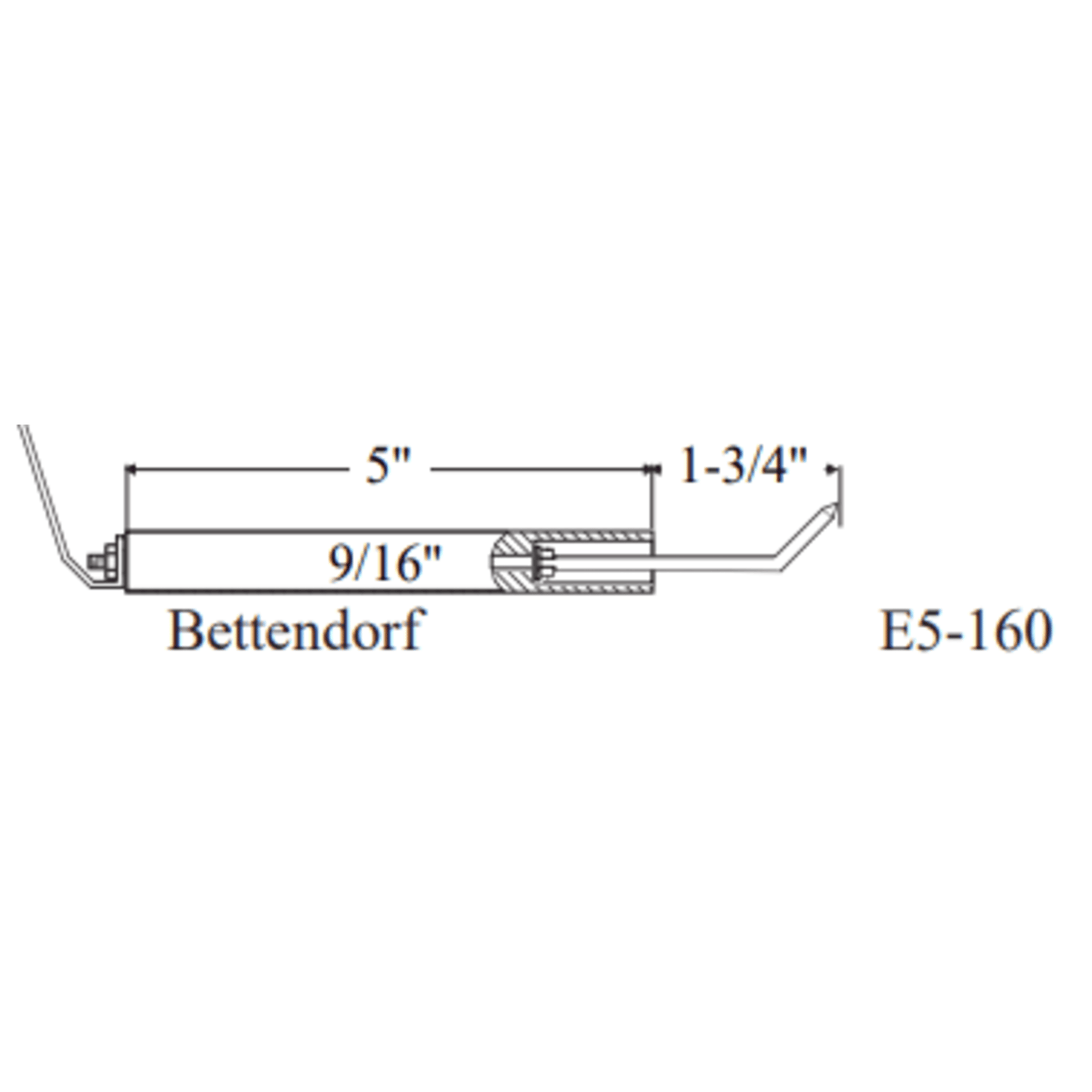 E5-160-2PK - Westwood - 160, Bettendorf Electrode 2pk