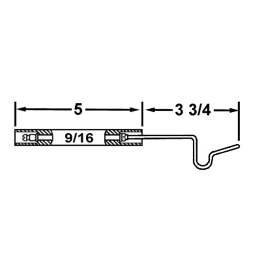 22185 - Crown - 149264 GO1   ELECTRODE   17076 IRON FIREMAN (1EA)