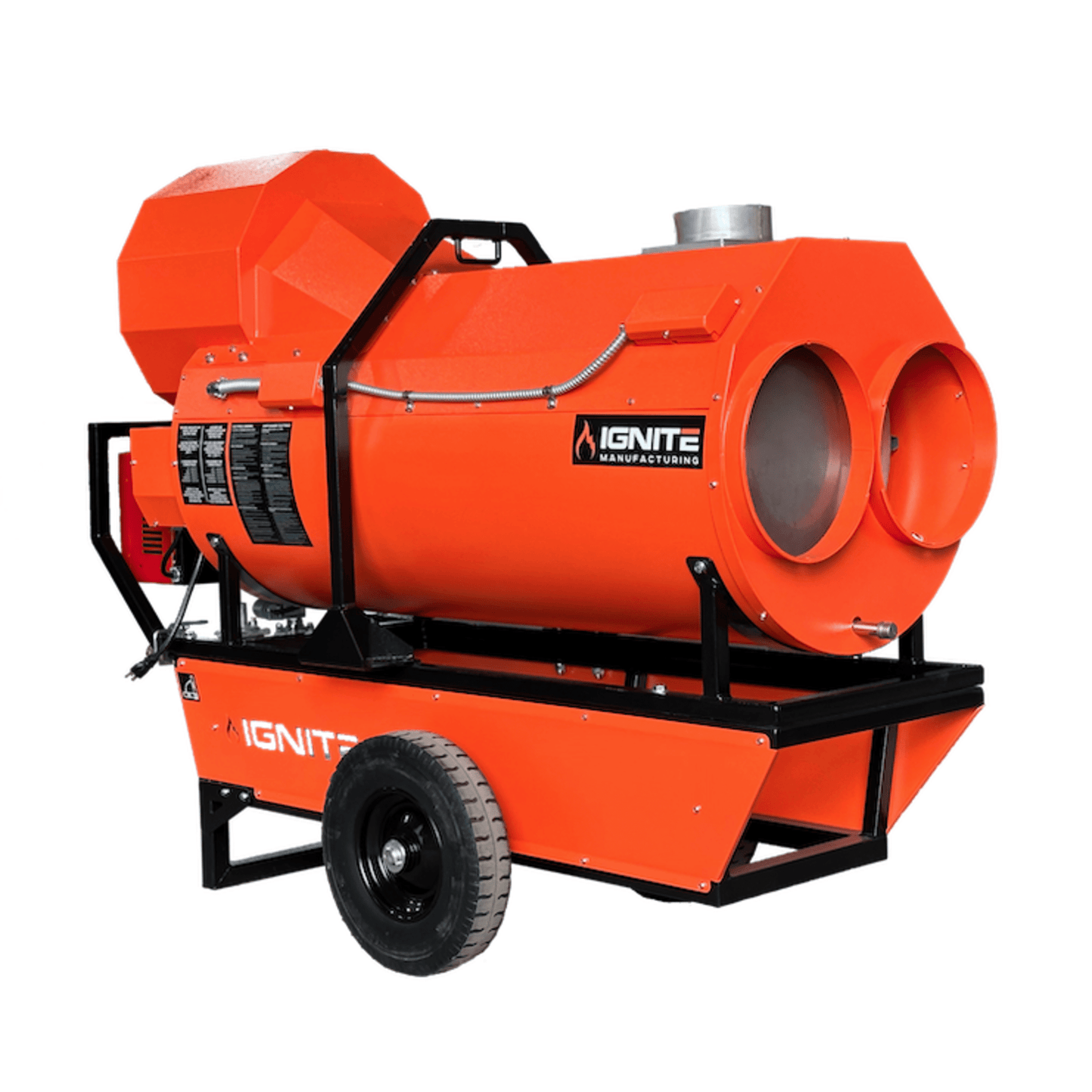 Ignite HD-400R, Indirect Gas Fired Dual Fuel Construction Heater