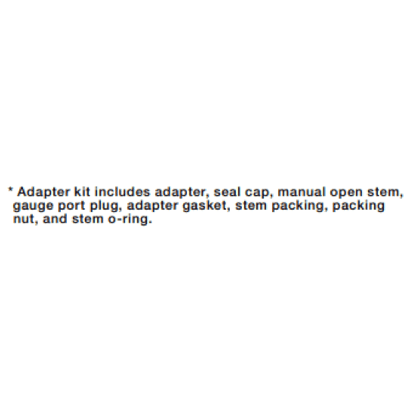 75-1049 - Hansen - Single Port Adaptor Kit For 1-1/2, 2 HA4A, HS4A, MVP