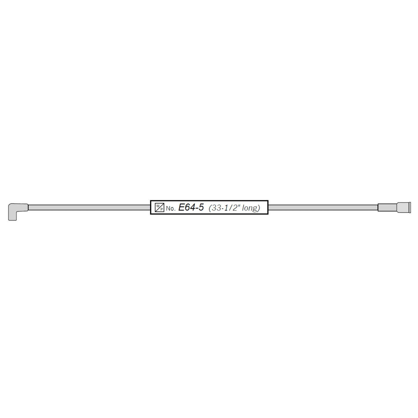 E64-5 - Westwood - High temp cable assembly w/red silicone boots