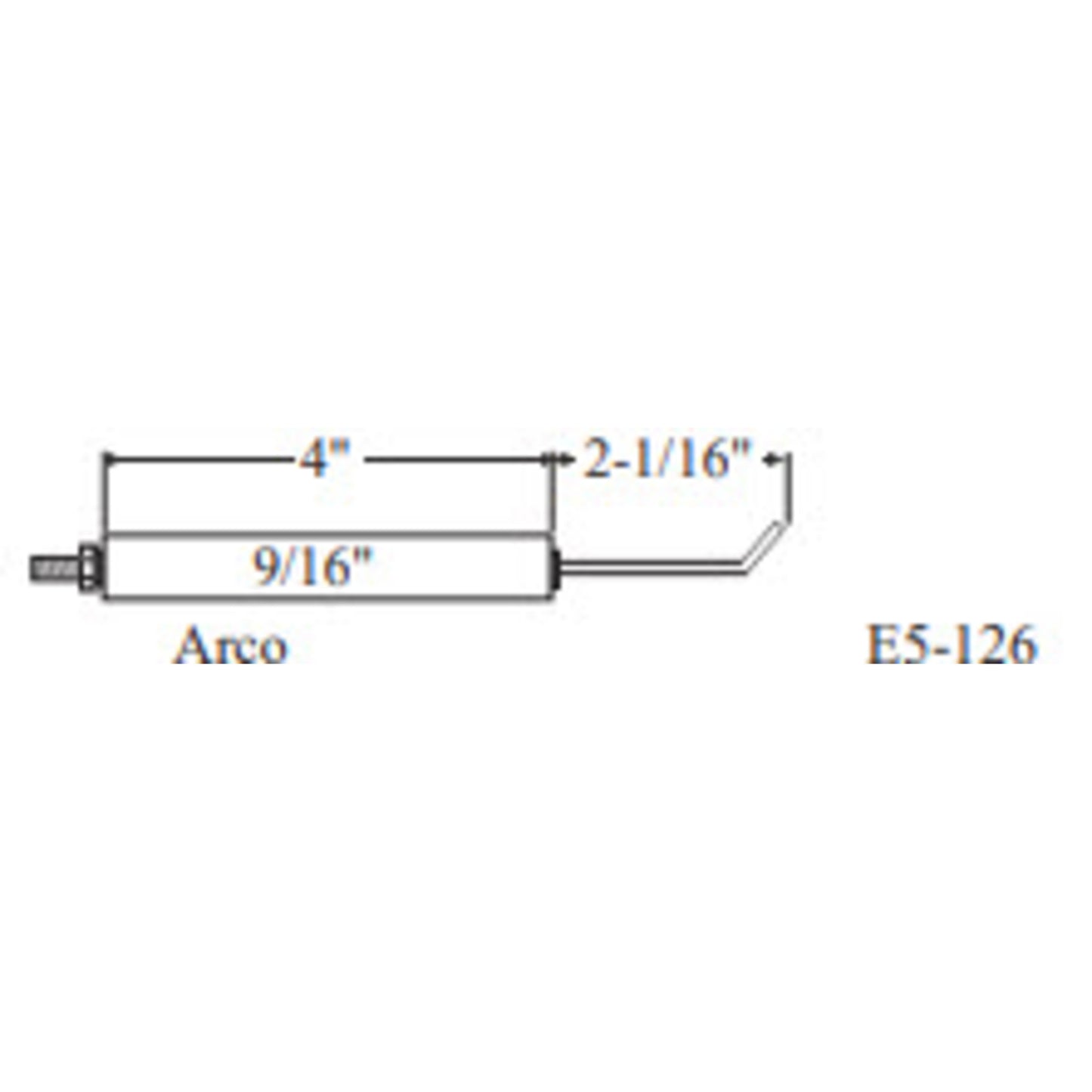 E5-126-2PK - Westwood - 126, Arco Electrode 2pk