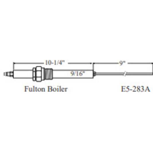 E5-283A - Westwood - 283A, Fulton Boiler Electrode 1pk