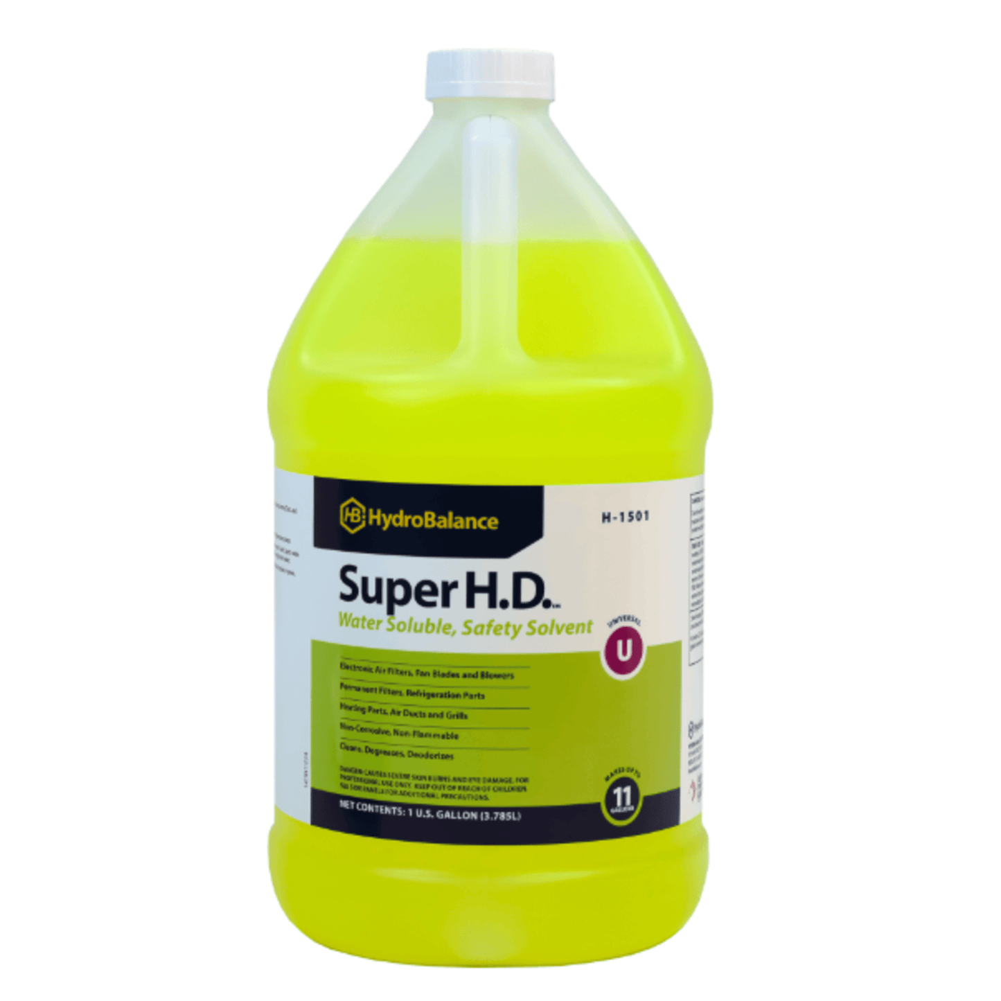 H-1501 - HydroBalance - Super H.D. Cleaner 1 Gal Bottle, (4PK)