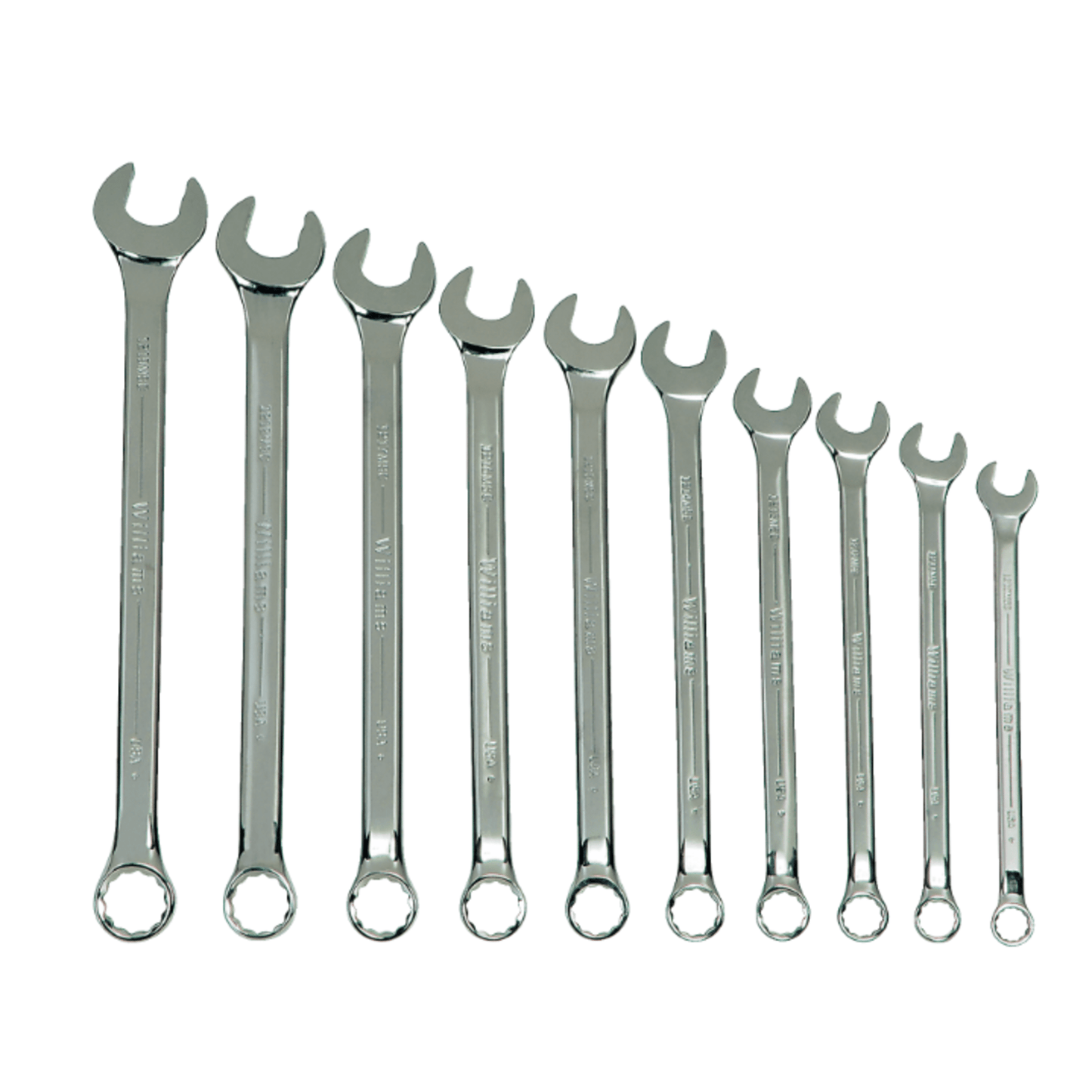 Williams MWS-10A, 10pc Metric SUPERCOMBO® Combination Wrench Set