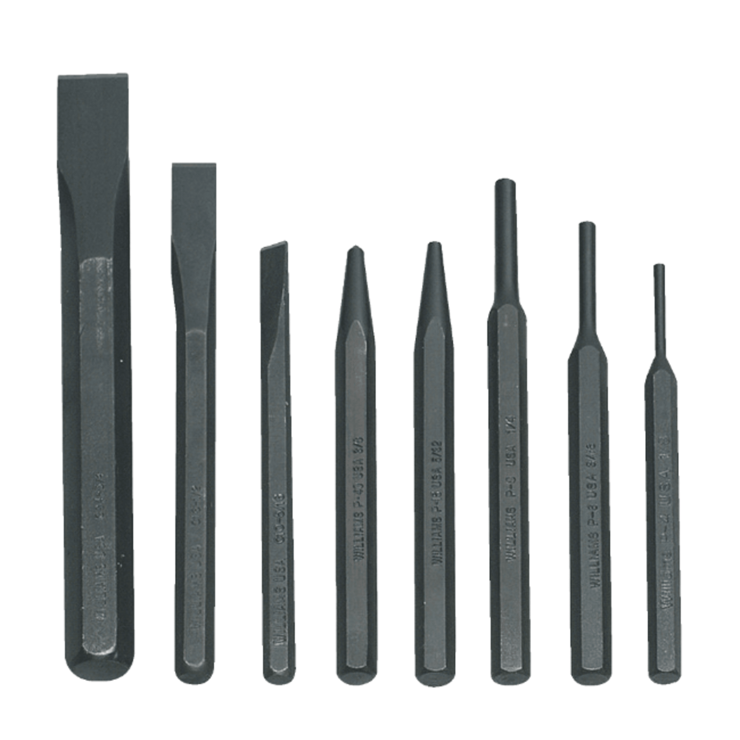 JHWPC-8 - Williams - PC-8, Punch & Chisel Set 8pc