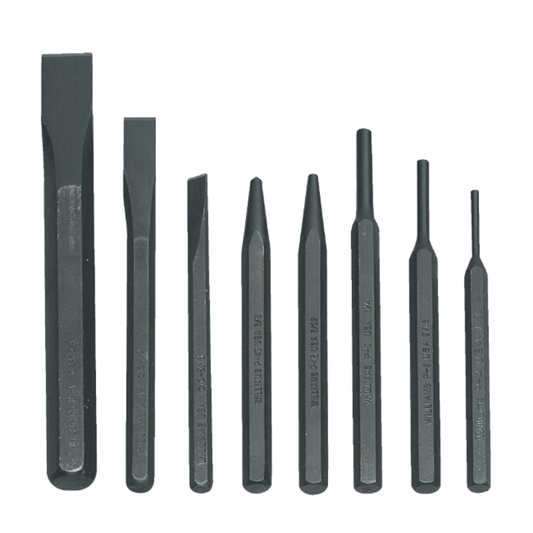 JHWPC-8 - Williams - PC-8, Punch & Chisel Set 8pc