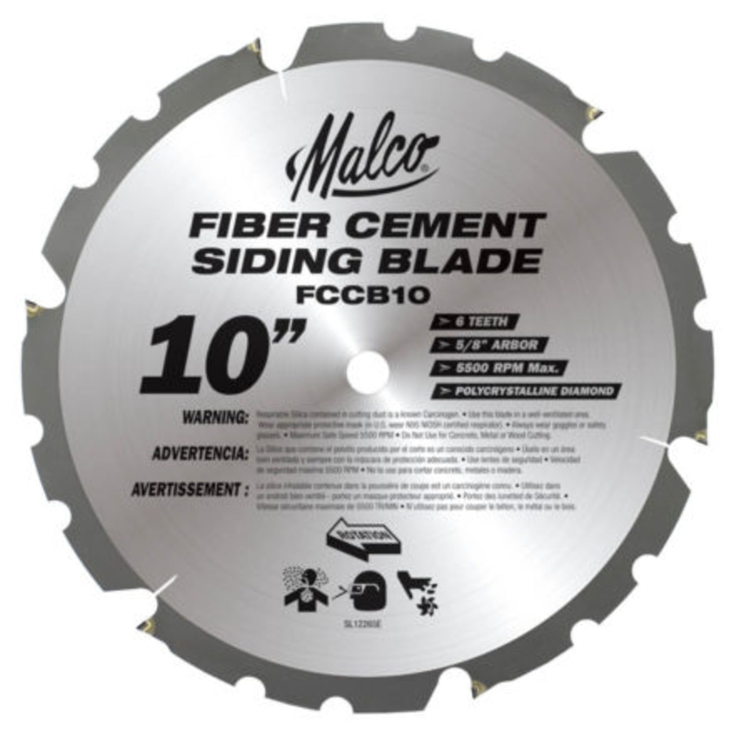 FCCB10 - Malco - CIRC SAW BLADE, FC, 10" (1EA)