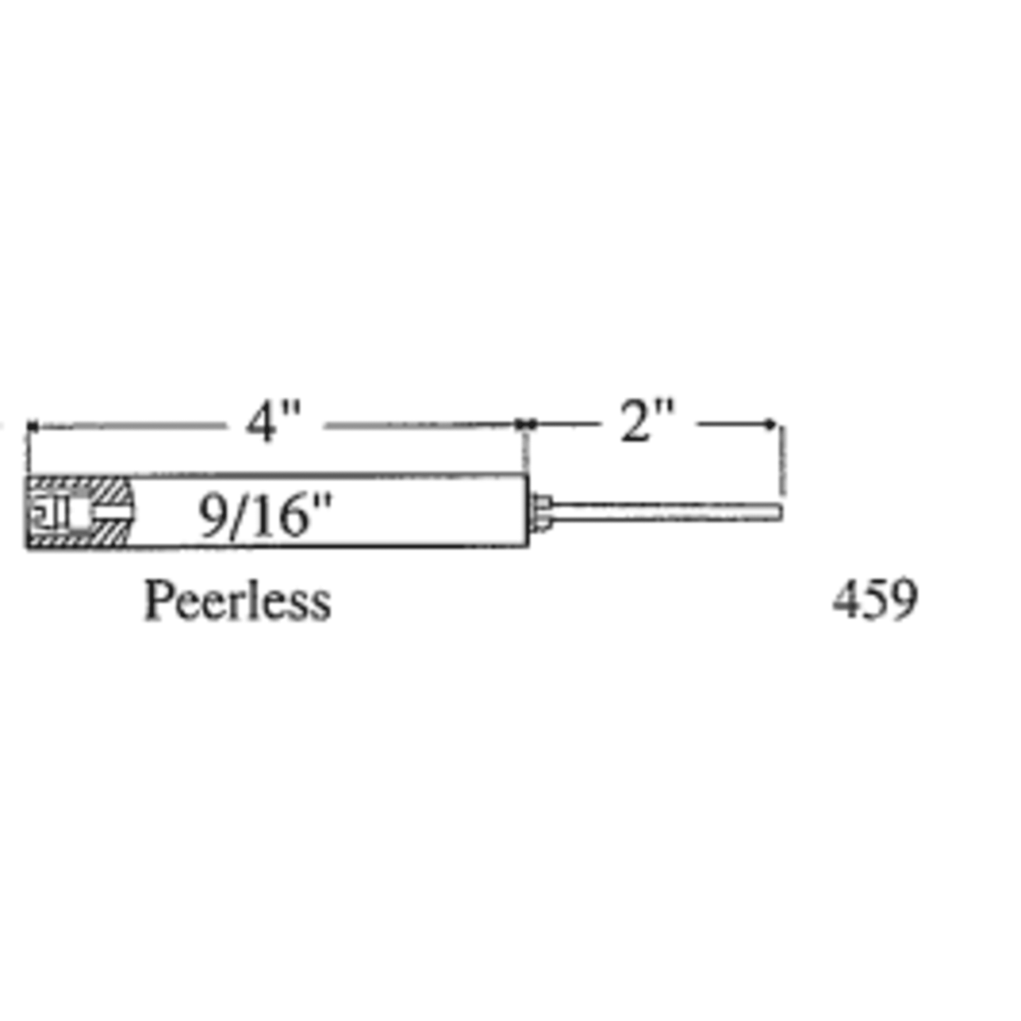 E5-459-2PK - Westwood - 459, Peerless Electrode 2pk