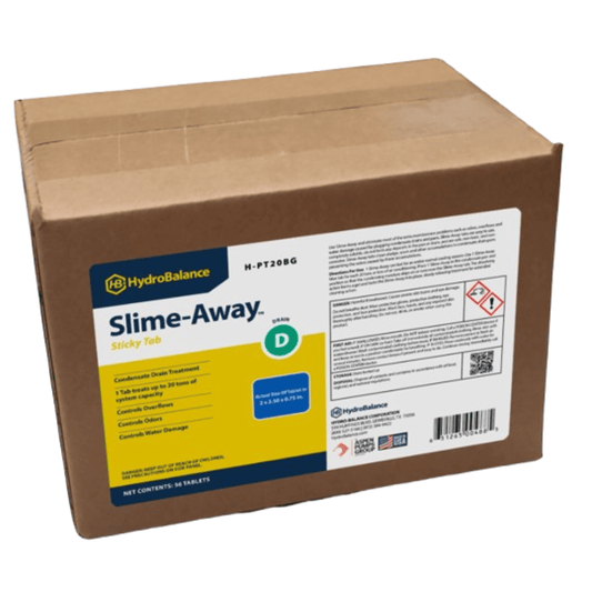 H-PT20BG  -  HydroBalance - Slime-Away Sticky Tab (Blue) 20-Ton Tab, Bulk-Pk, (56PK)