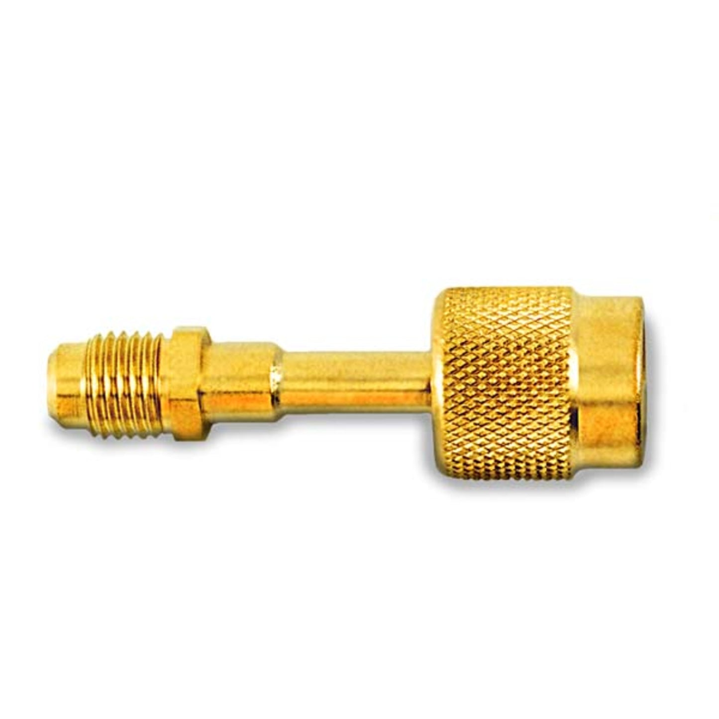 CD2000 - C&D - 1/4" f. flare swivel w/ depressor tip and seal x 1/4" m. flare access 1EA