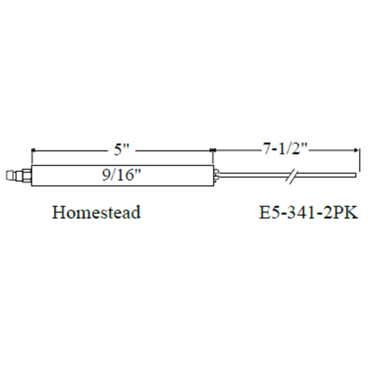 E5-341-2PK - Westwood - 341, Homestead Electrode 2pk