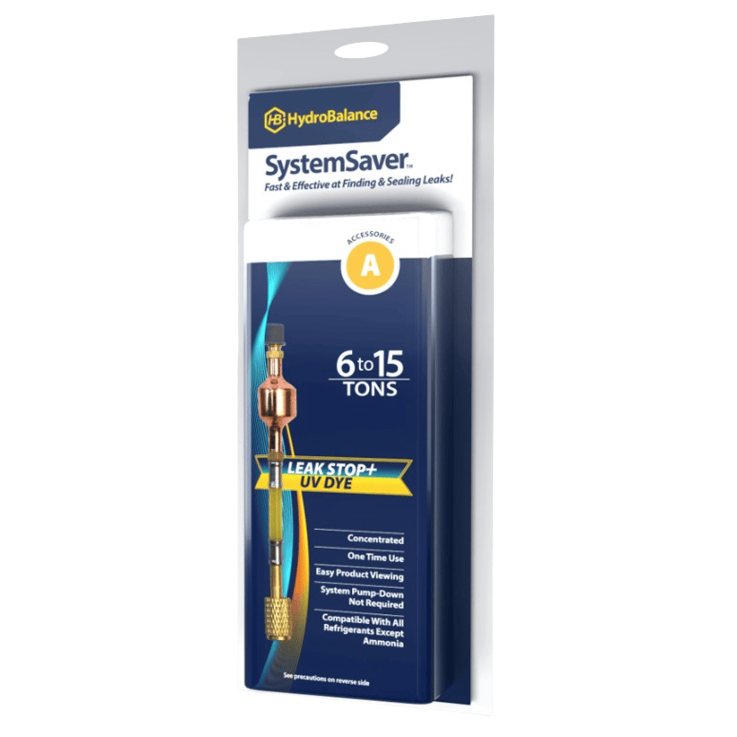 HydroBalance H-SLUV150, SystemSaver Sealant & Dye 6 to 15 Ton, 6 EA/CS