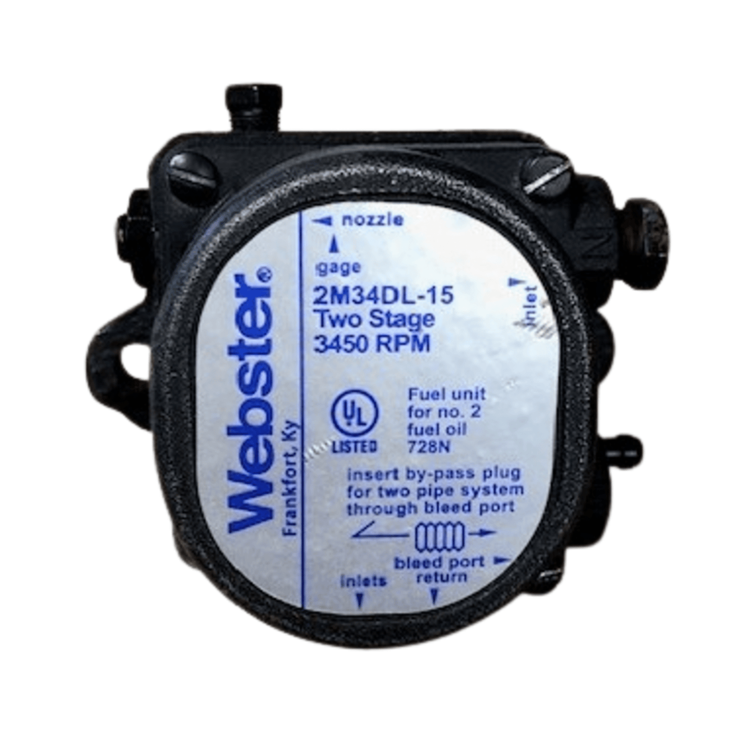 2M34DL-15 - Webster - Two Stage Pump