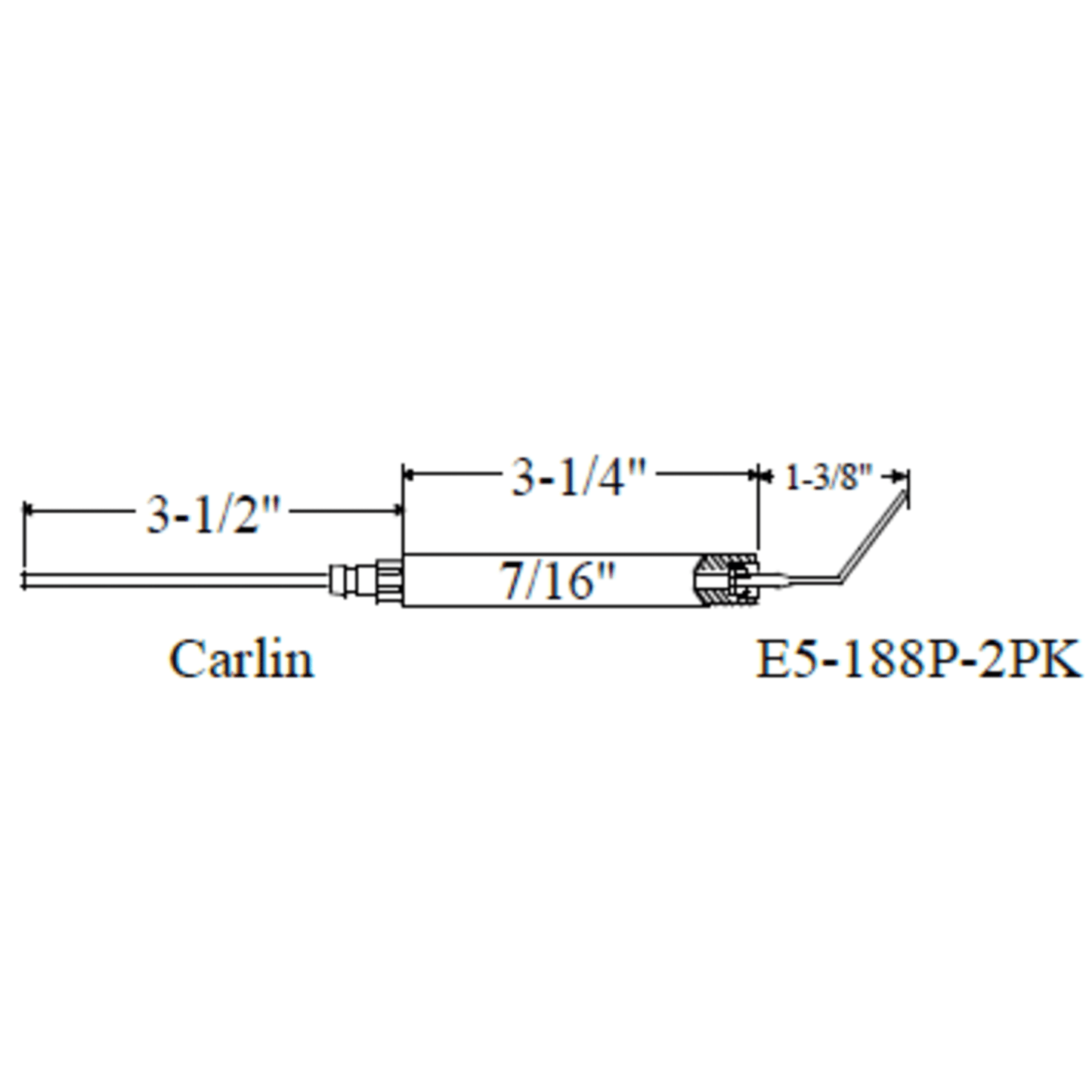 Westwood 188P Carlin Electrode 2pk