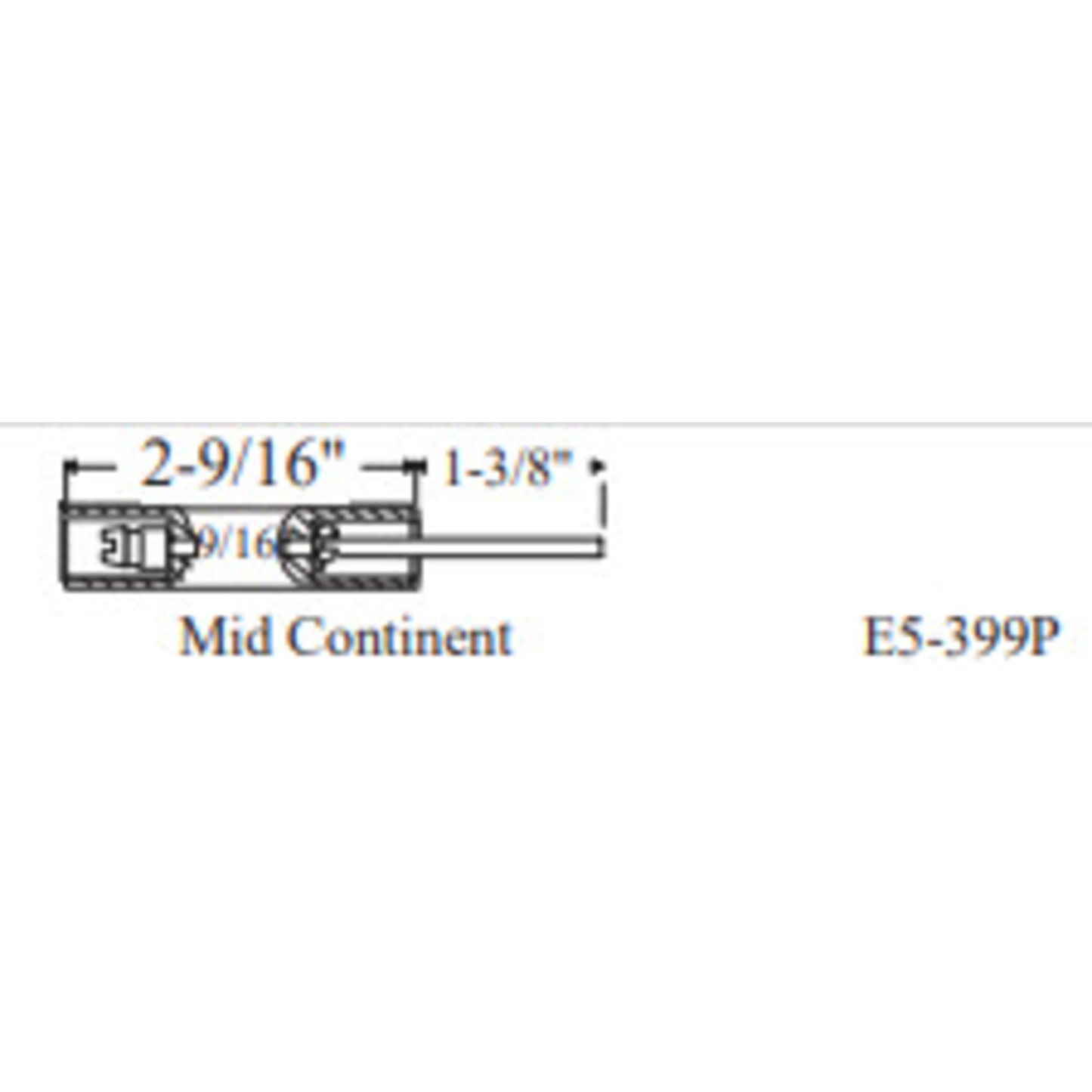E5-399P-2PK - Westwood - 399P, Mid Continential Flame Rod 2pk