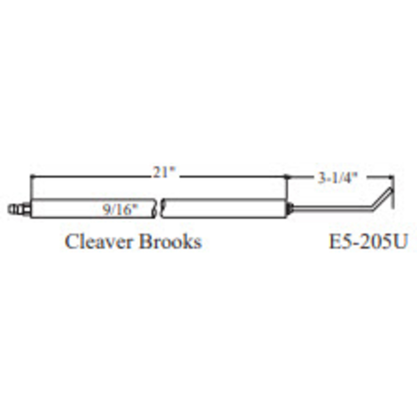 E5-205U-2PK - Westwood - 205U, Cleaver Brooks Electrode 2pk
