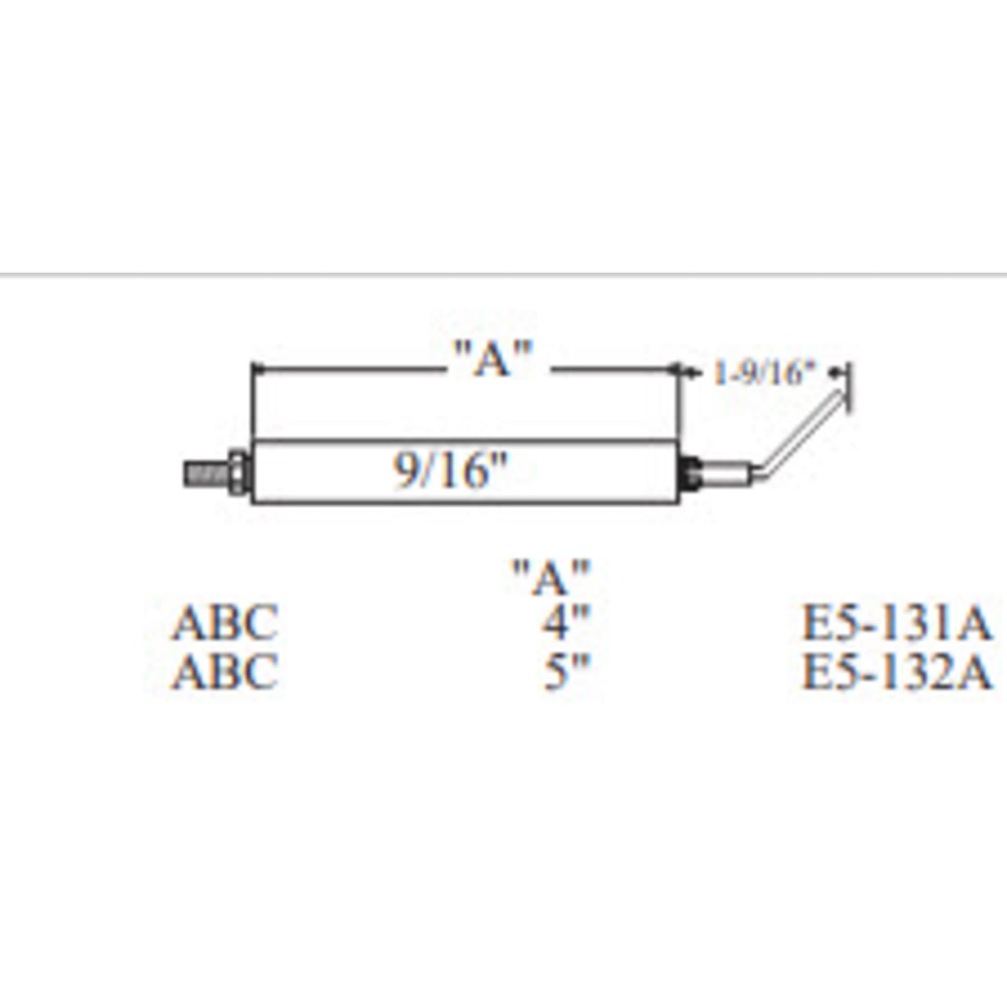 E5-131A-2PK - Westwood - 131A, ABC Electrode 2pk