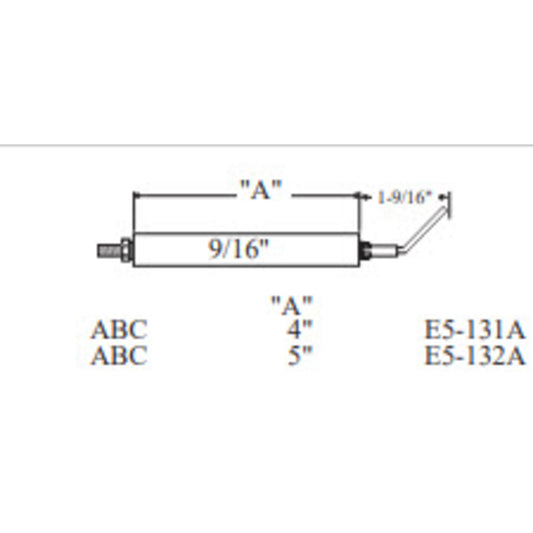 E5-131A-2PK - Westwood - 131A, ABC Electrode 2pk