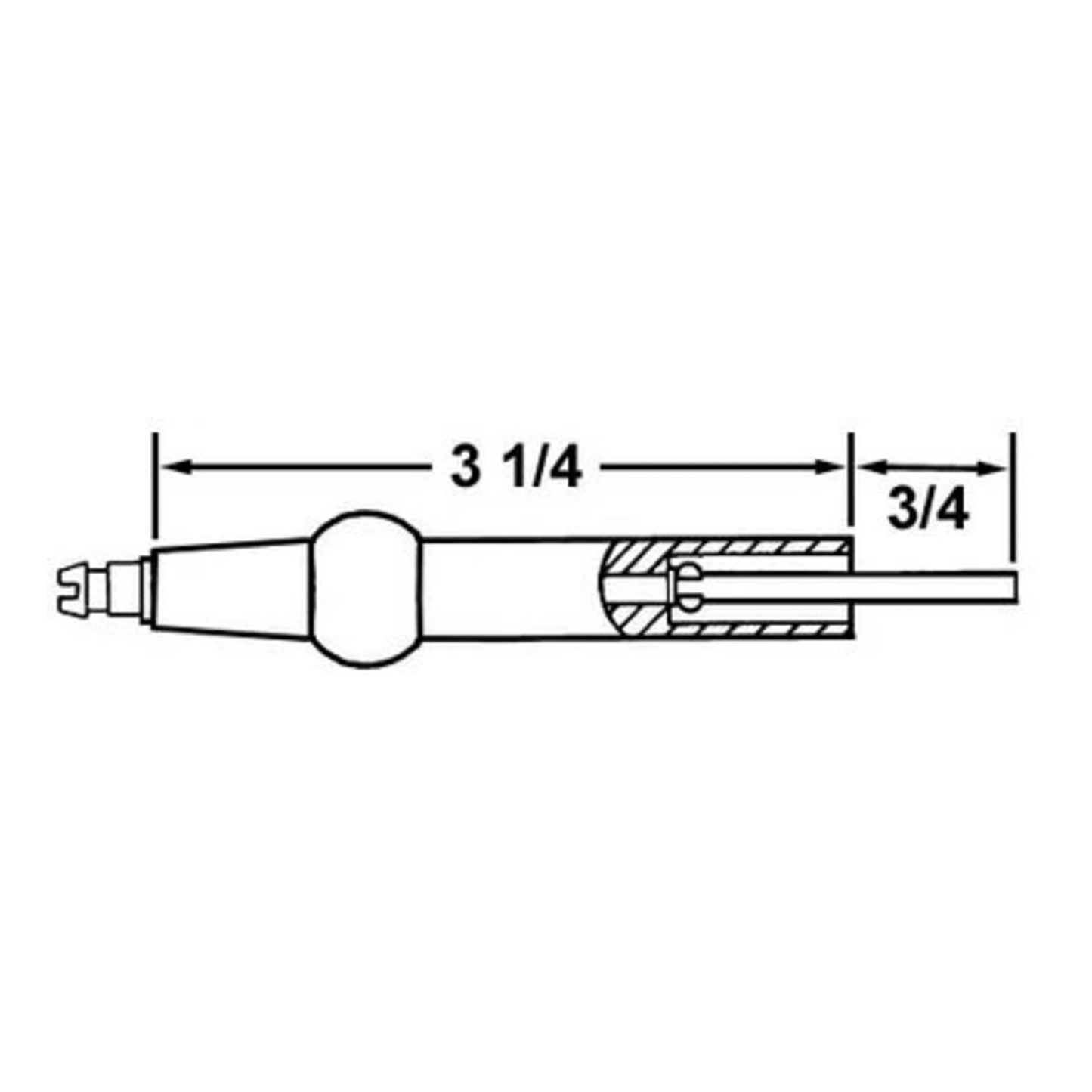27451 - Crown - 735062 PLAIN ELECTRODE   17088  (1EA)