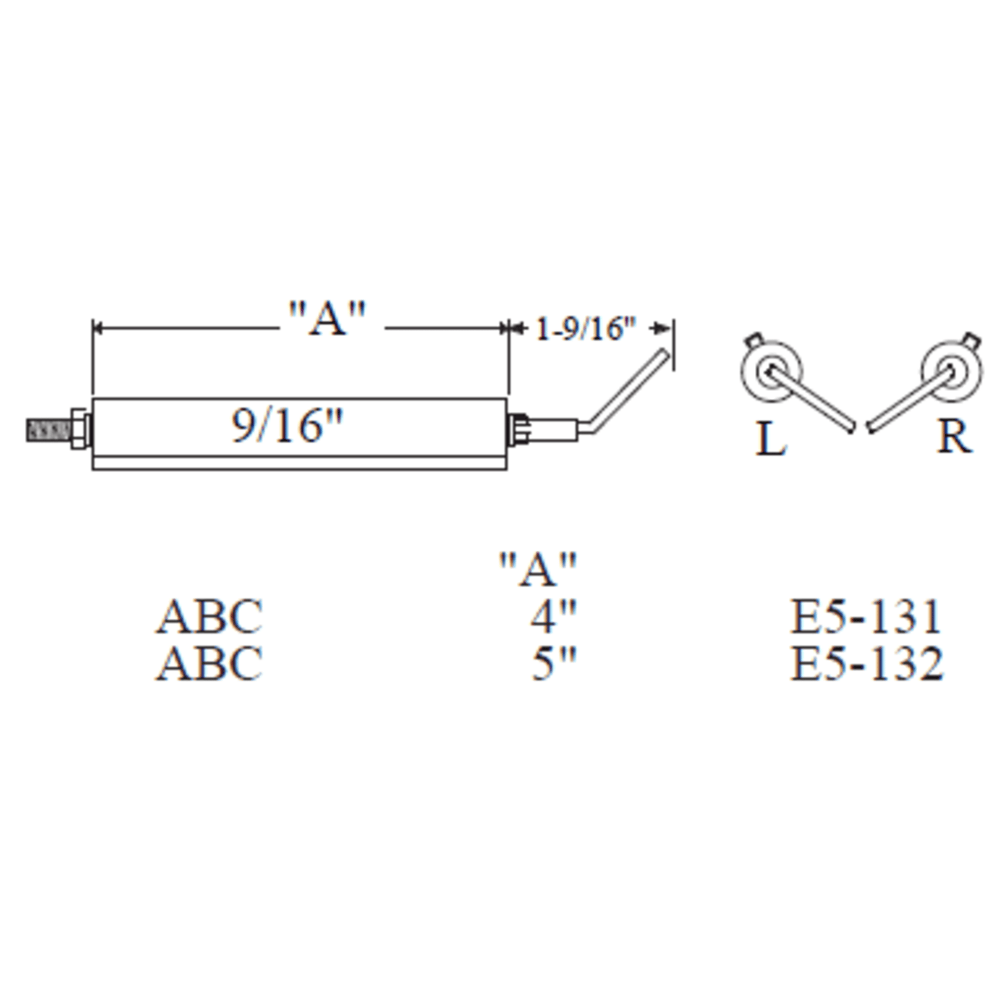 E5-131-2PK - Westwood - 131, ABC Electrode 2pk