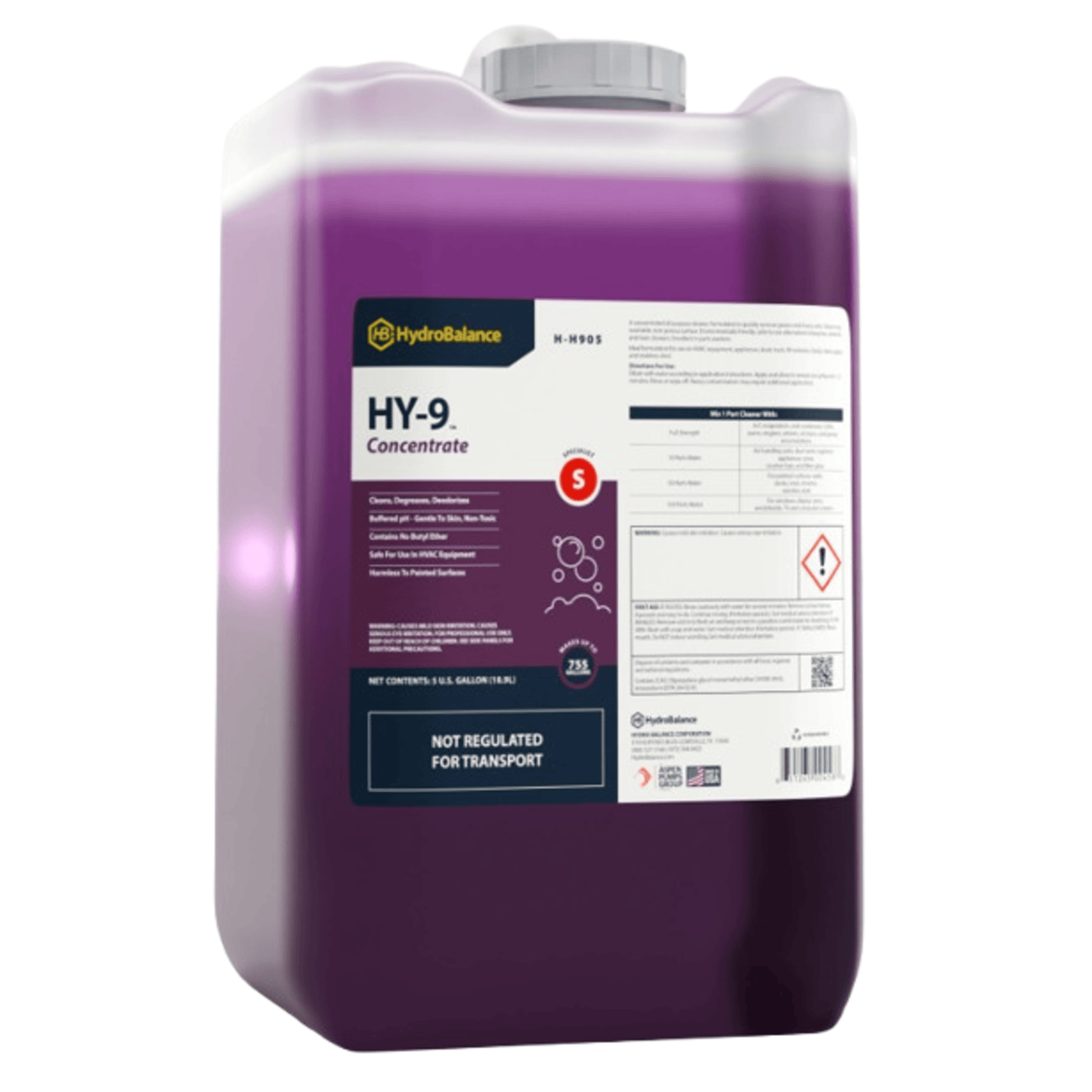 H-H905 - HydroBalance - HY-9 Concentrate 5-Gal Plastic Pail, (1EA)