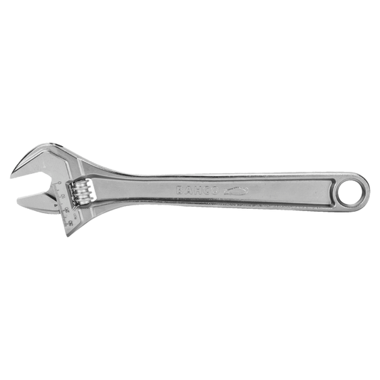 8072RCUS - Bahco - 10" SAE Adjustable Chrome Finish Wrench