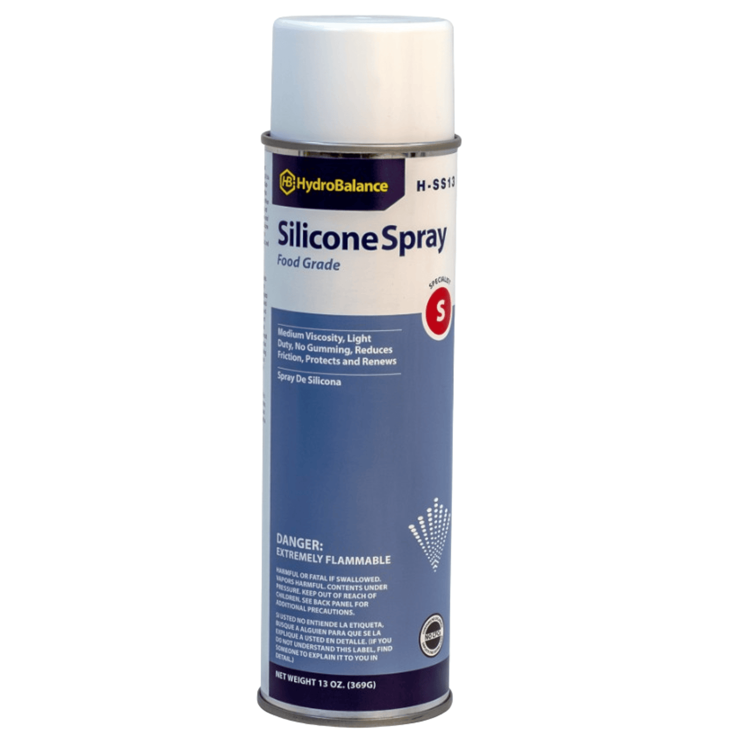 H-SS13 - HydroBalance - Silicone Spray 13 oz Net Wt Aerosol, (12 PK)