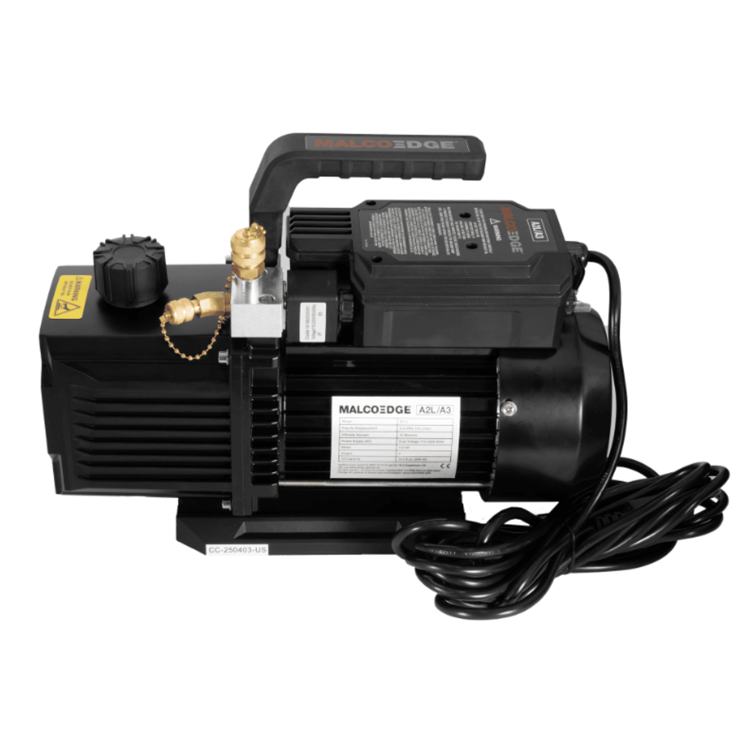 EF53 - Malco - ELITE FLOW VACUUM PUMP, 5.3 CFM, A2L/A3