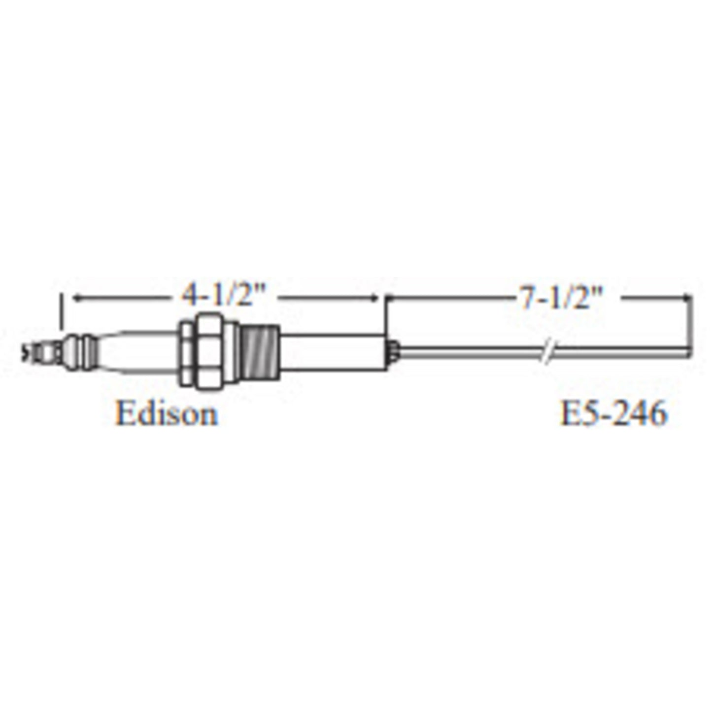 E5-246 - Westwood - 246, Edison Electrode 1pk