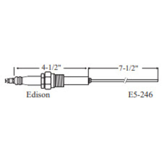 E5-246 - Westwood - 246, Edison Electrode 1pk